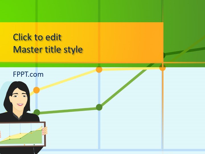 Free Web Traffic Report PowerPoint Template