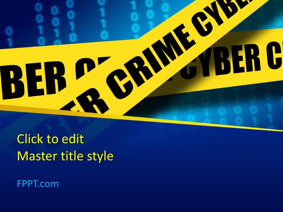 Free Cybercrime PowerPoint Template