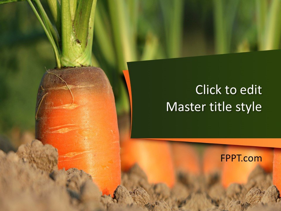 Free Carrot PowerPoint Template Free PowerPoint Templates