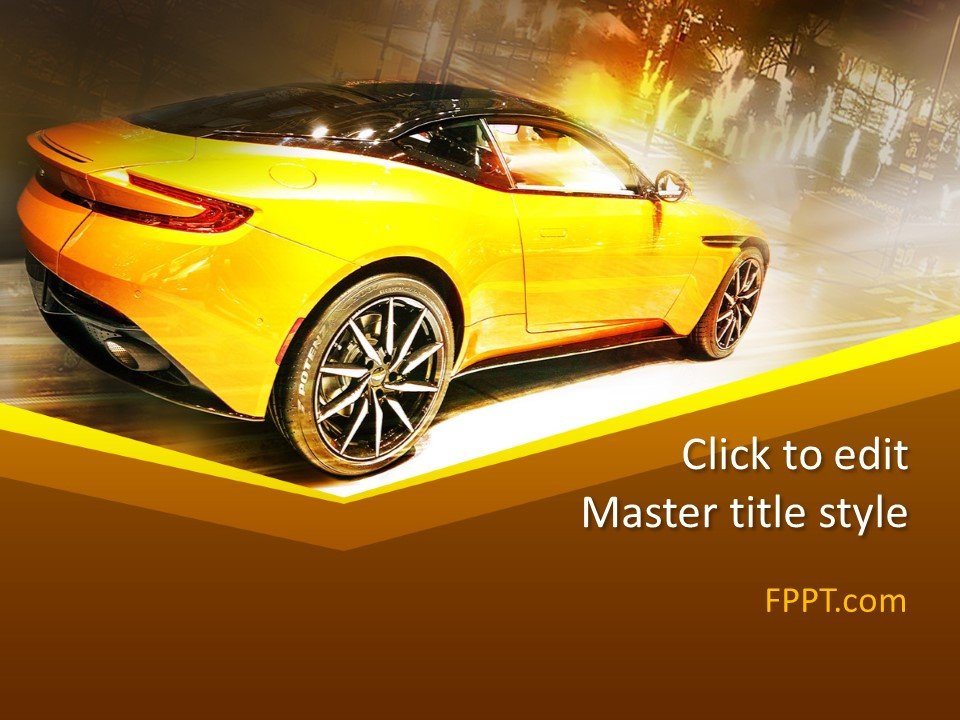 Free Yellow Car PowerPoint Template - Free PowerPoint Templates free-yellow-car-powerpoint-template-free-powerpoint-templates