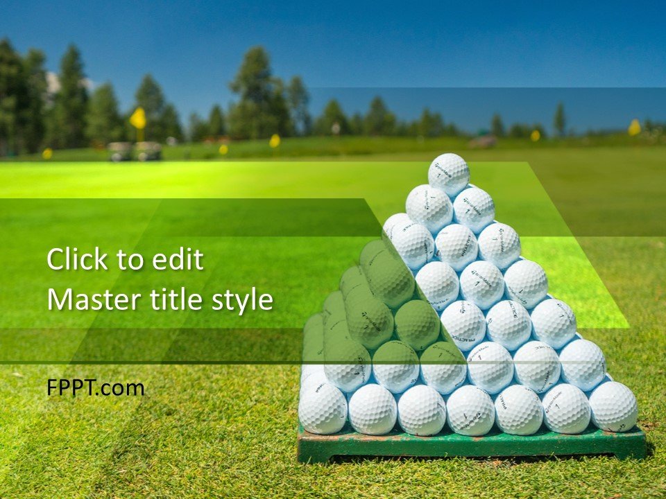 Free Golfball PowerPoint Templates