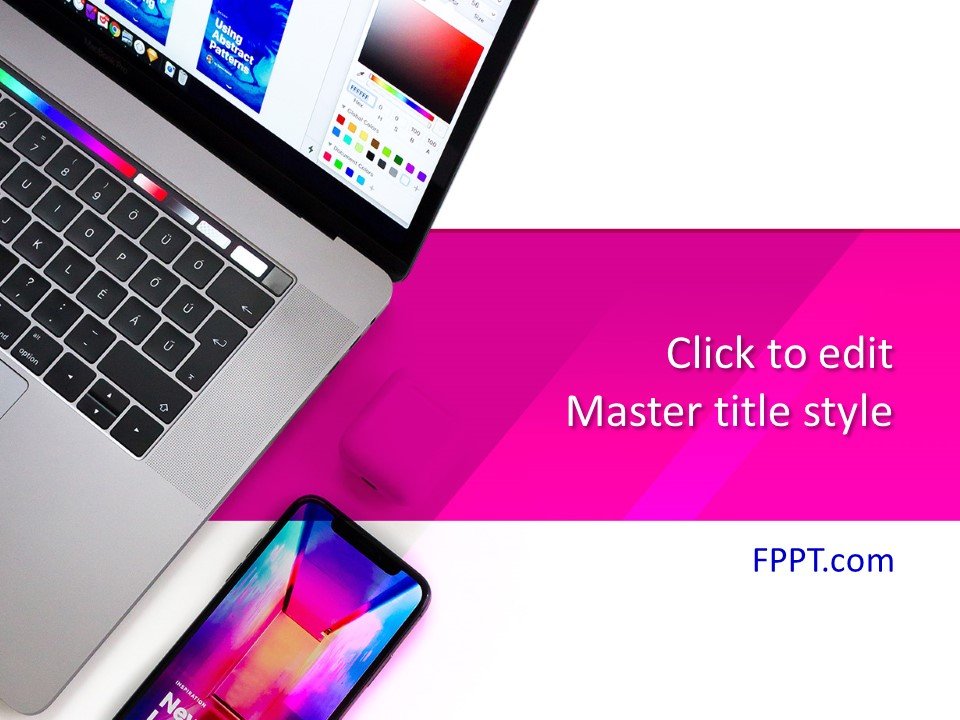 Free MacBook Pro PowerPoint Templates
