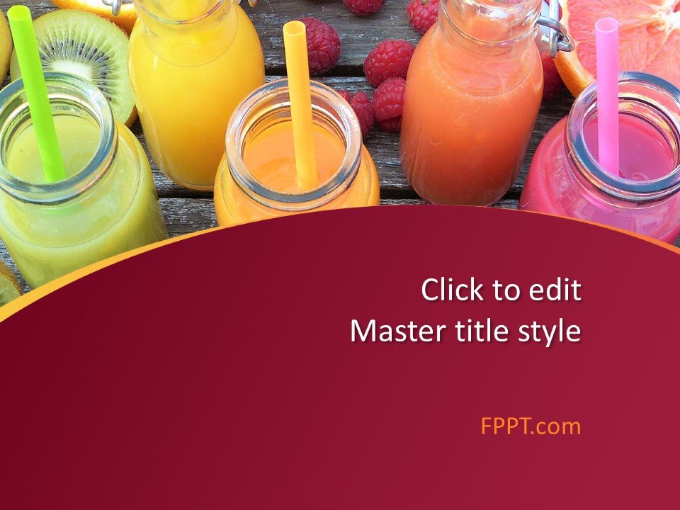 Free Smoothie PowerPoint Templates Free Smoothie PowerPoint Templates