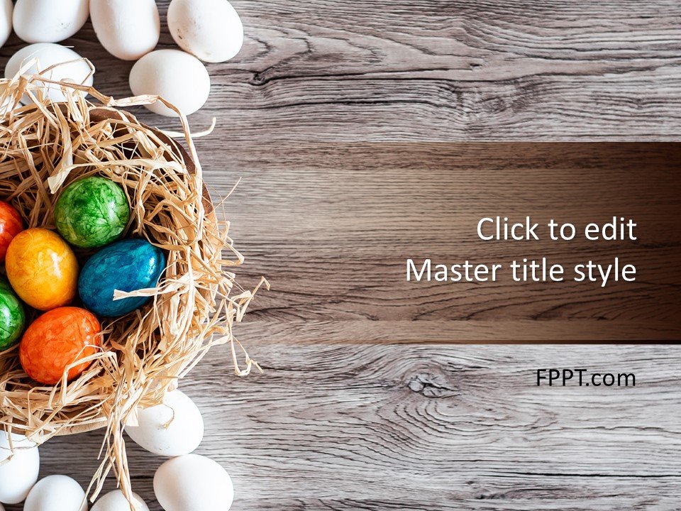 Free Easter Eggs PowerPoint Template - Free PowerPoint Templates
