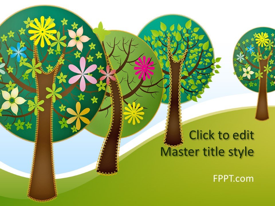 Những mẫu slide PowerPoint mùa xuân đầy mạnh mẽ spring powerpoint background free tải về miễn phí
