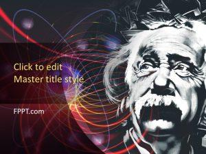 Free Albert Einstein PowerPoint Template - Free PowerPoint Templates