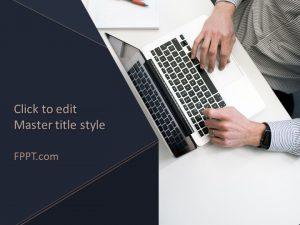 Free Laptop PowerPoint Template