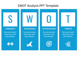 Free SWOT Analysis PPT template